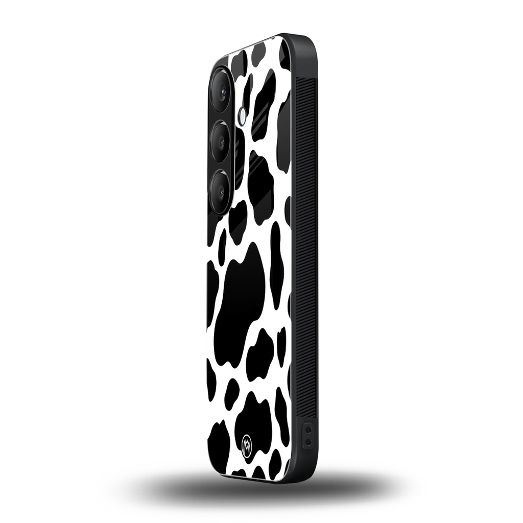 cow fur back phone cover | glass case for samsung galaxy s25