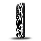 cow fur back phone cover | glass case for samsung galaxy s24 fe