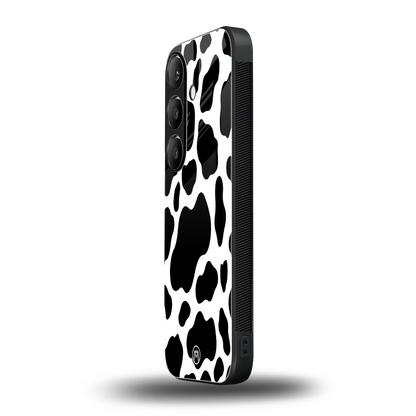 cow fur back phone cover | glass case for samsung galaxy s23 plus