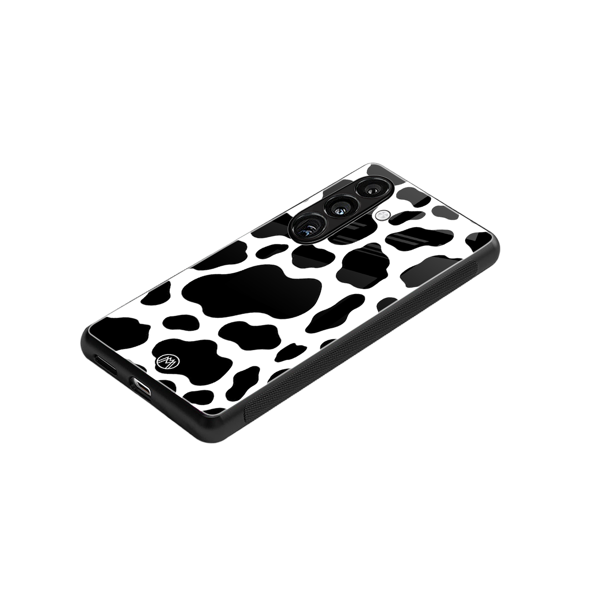 cow fur back phone cover | glass case for samsung galaxy s24 fe