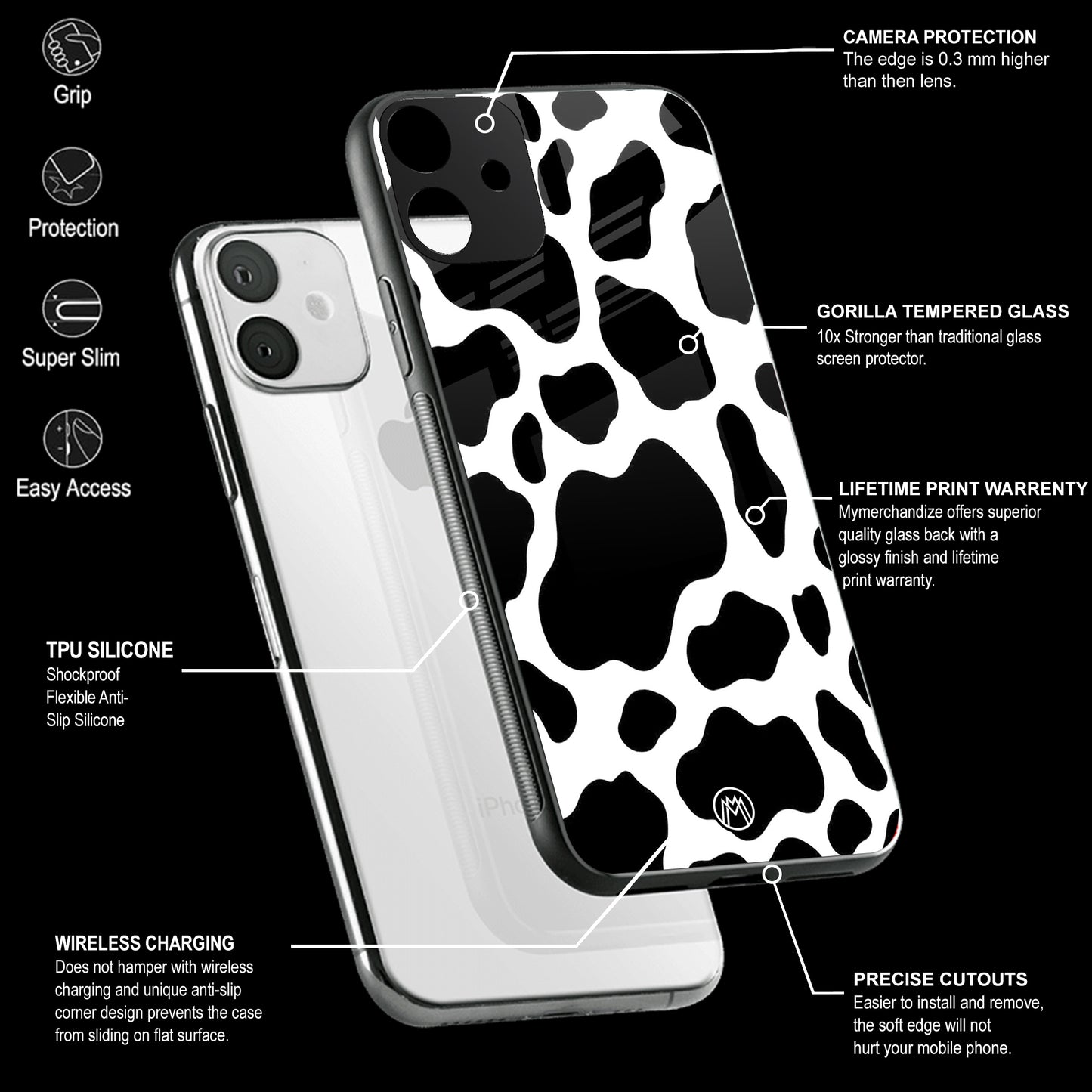 Mobile Phone Cover | Glass Back Case