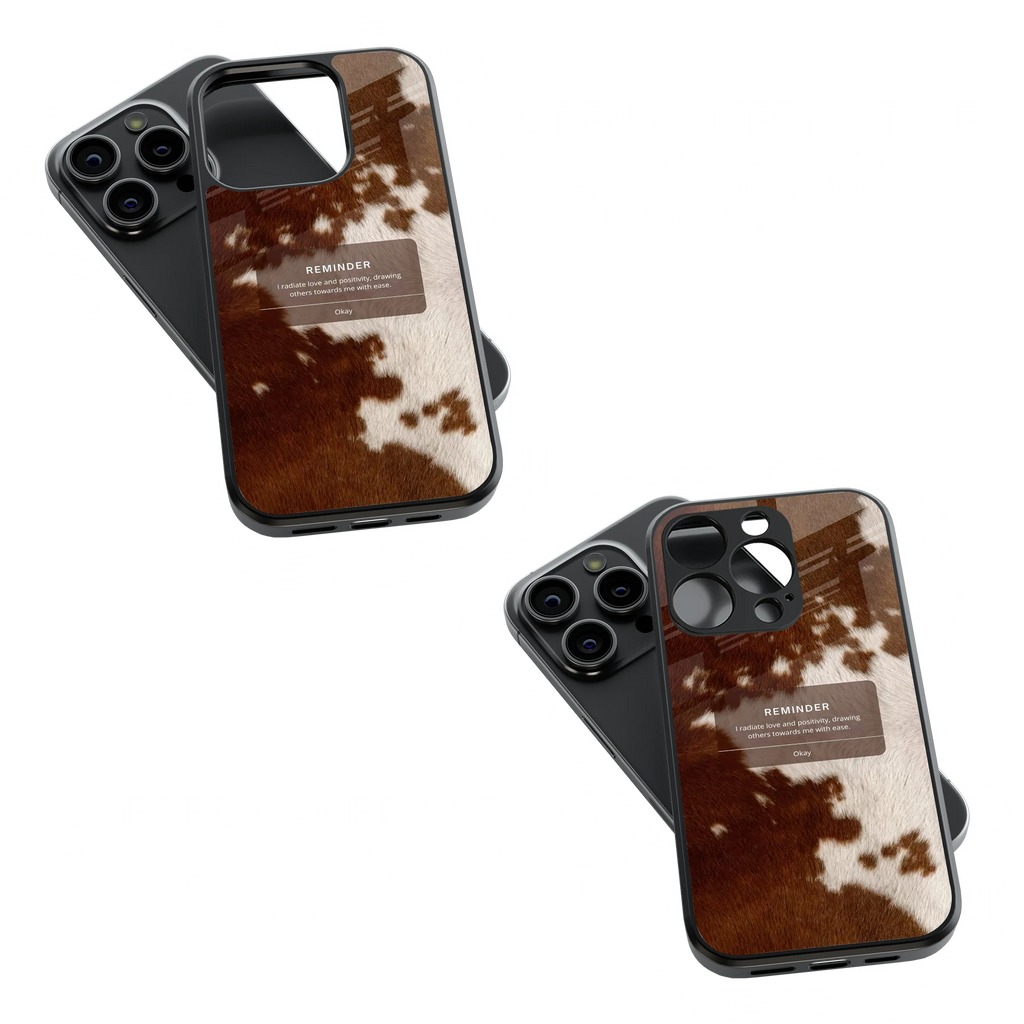 Trendy Glass Back Mobile Case for iPhone, Samsung, Redmi, OnePlus, Google Pixel, Motorola
