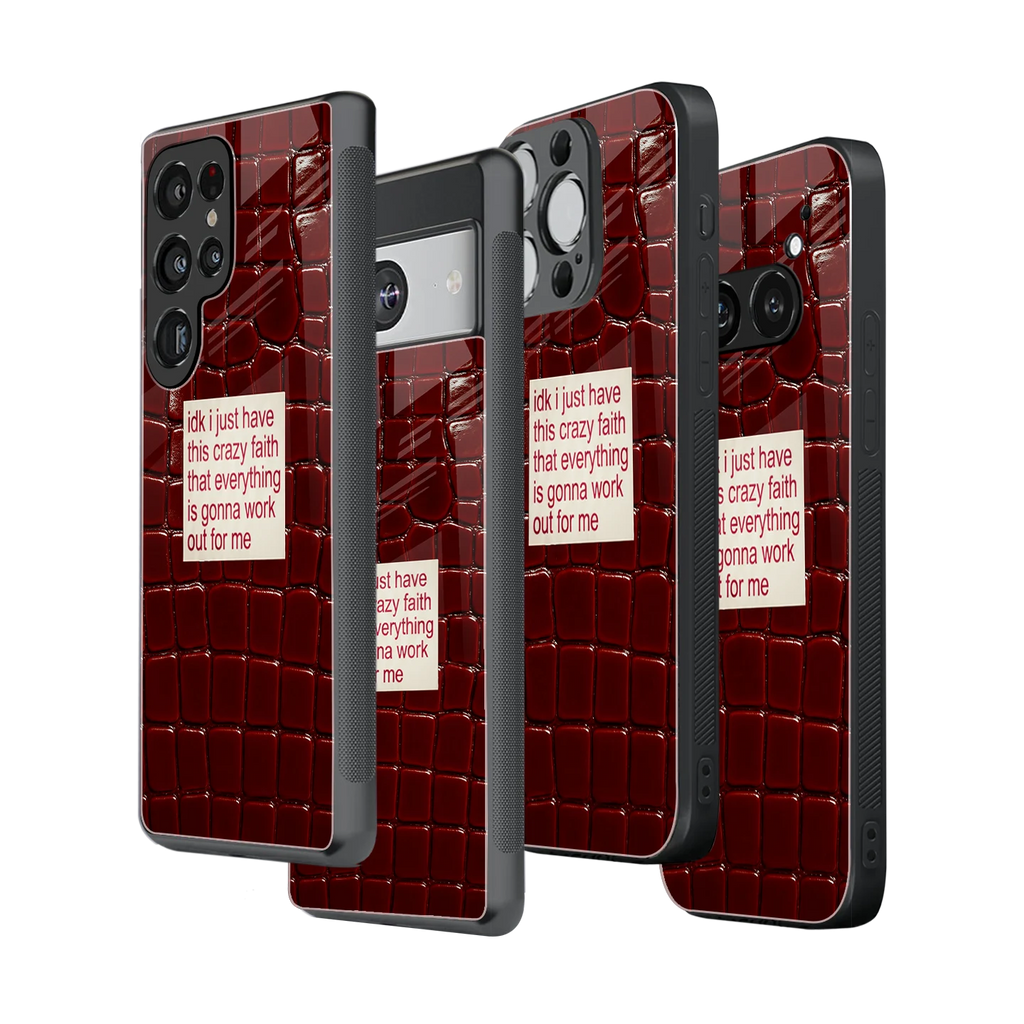 Stylish Glass Back Case for All Smartphones iPhone, Samsung, OnePlus, Pixel, Redmi, Oppo, Vivo, Motorola