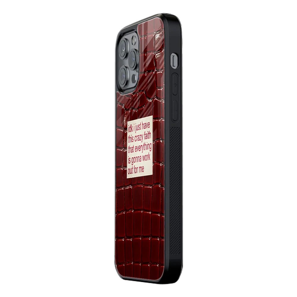 Slim Glass Back Phone Case for Multiple Brands iPhone, Samsung, Redmi, OnePlus, Oppo, Vivo