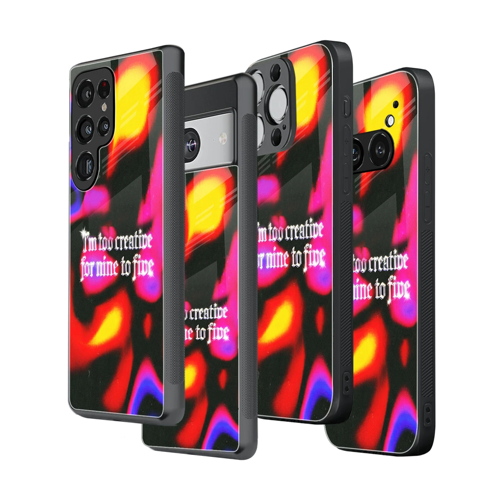 Stylish Glass Back Case for All Smartphones iPhone, Samsung, OnePlus, Pixel, Redmi, Oppo, Vivo, Motorola