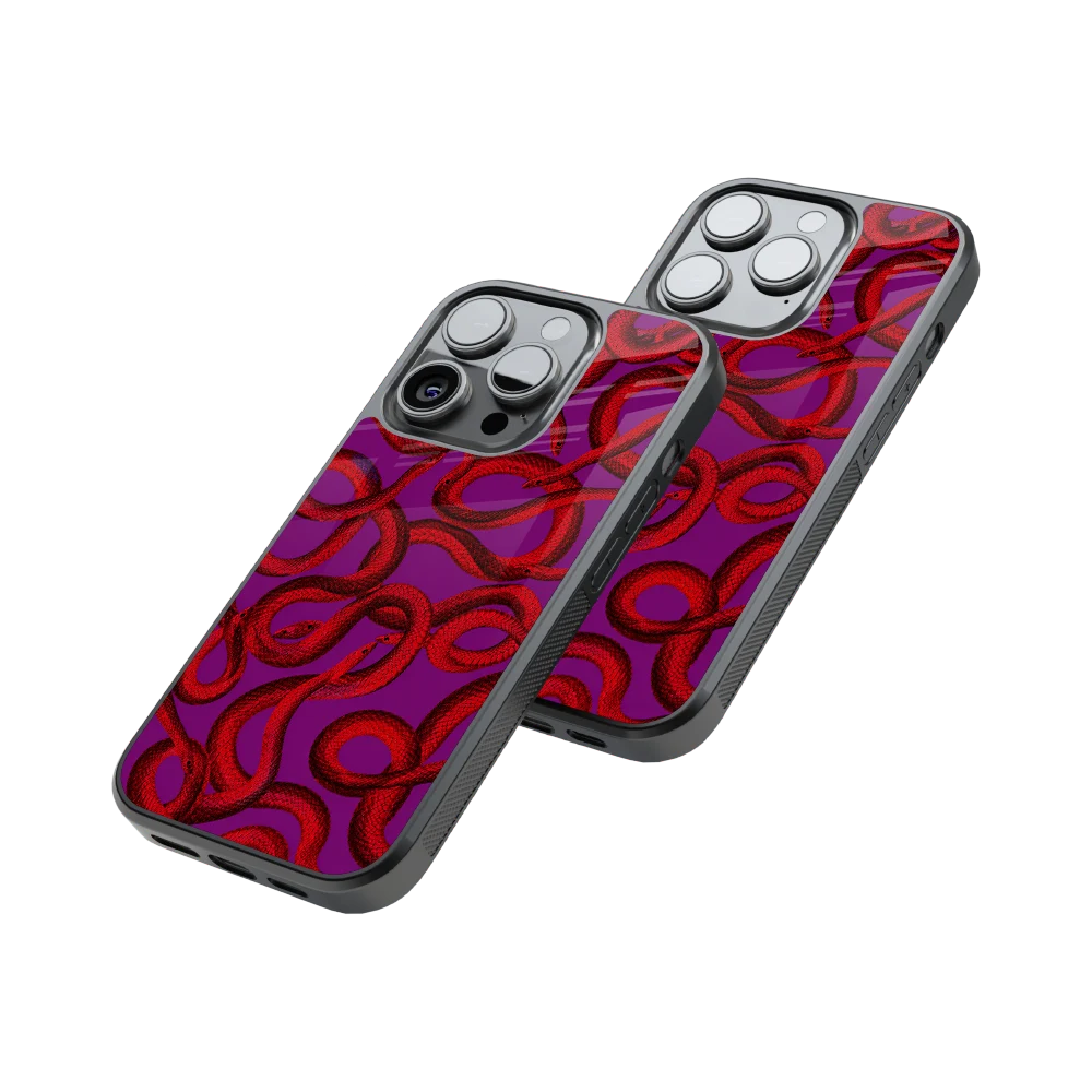 Protective Glass Back Phone Case Compatible with iPhone, Samsung, OnePlus, Pixel & More