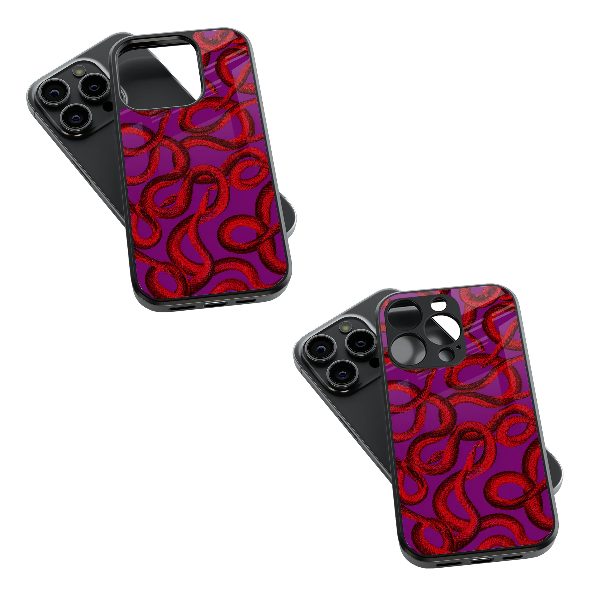 Trendy Glass Back Mobile Case for iPhone, Samsung, Redmi, OnePlus, Google Pixel, Motorola