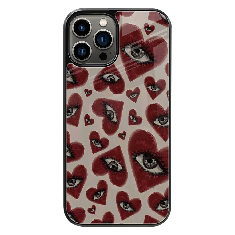 Premium Glass Back Mobile Phone Cover for iPhone, Samsung, OnePlus, Google Pixel, Redmi, Oppo, Vivo & Realme