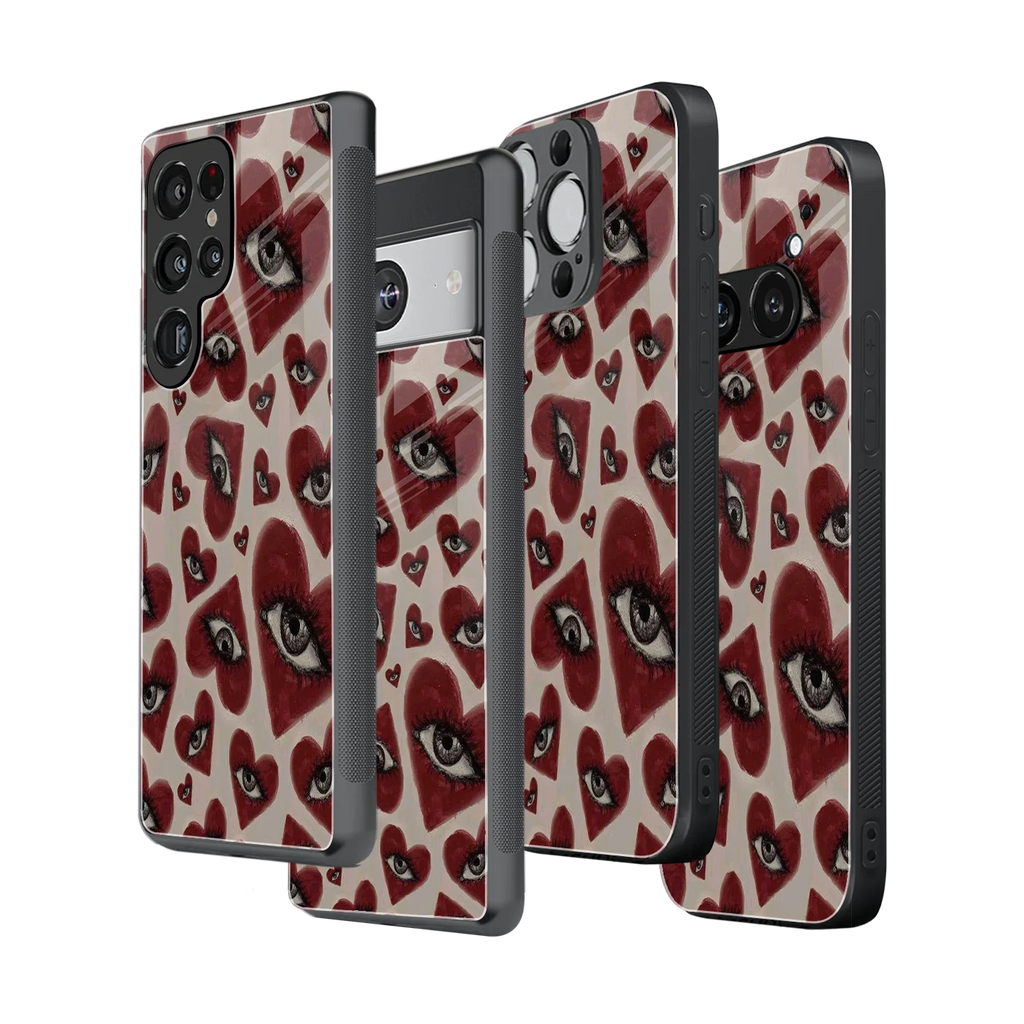 Stylish Glass Back Case for All Smartphones iPhone, Samsung, OnePlus, Pixel, Redmi, Oppo, Vivo, Motorola