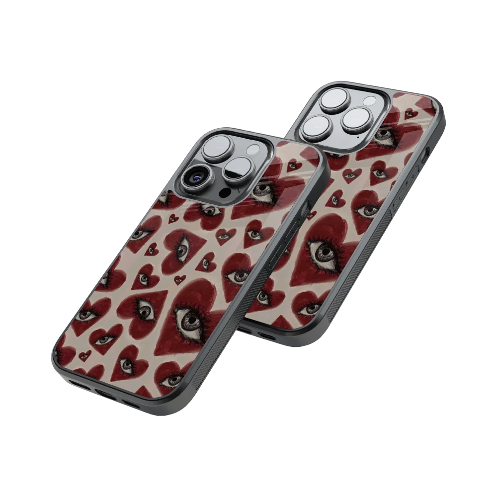 Protective Glass Back Phone Case Compatible with iPhone, Samsung, OnePlus, Pixel & More