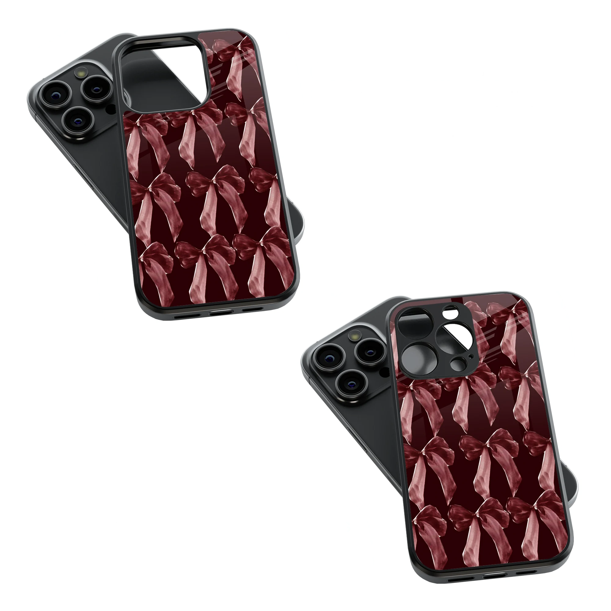 Trendy Glass Back Mobile Case for iPhone, Samsung, Redmi, OnePlus, Google Pixel, Motorola