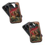 Trendy Glass Back Mobile Case for iPhone, Samsung, Redmi, OnePlus, Google Pixel, Motorola