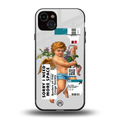 cringe society back phone cover | glass case for iphone 15 plus