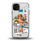 cringe society back phone cover | glass case for iphone 14 plus