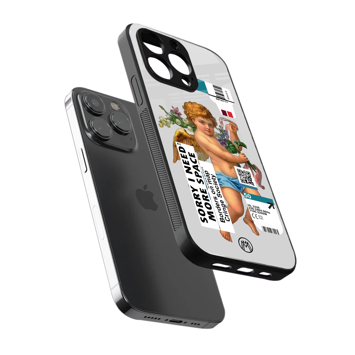 cringe society back phone cover | glass case for iphone 15 pro max
