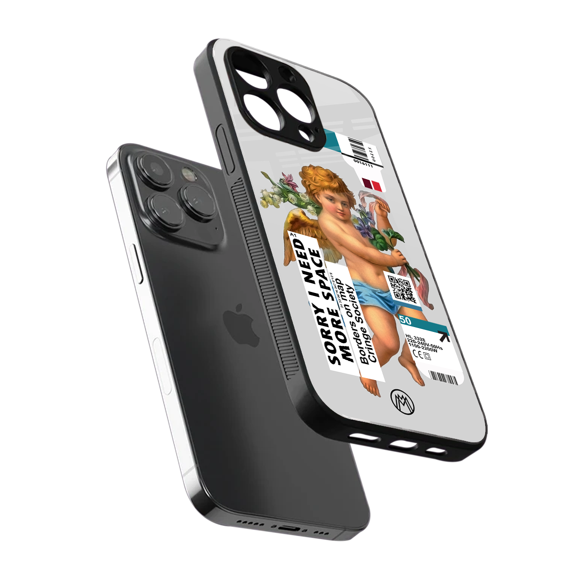 cringe society back phone cover | glass case for iphone 14 pro