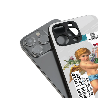 cringe society back phone cover | glass case for iphone 14 pro max