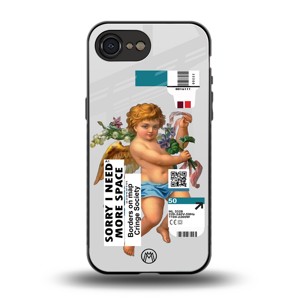 cringe society back phone cover | glass case for iphone 16e