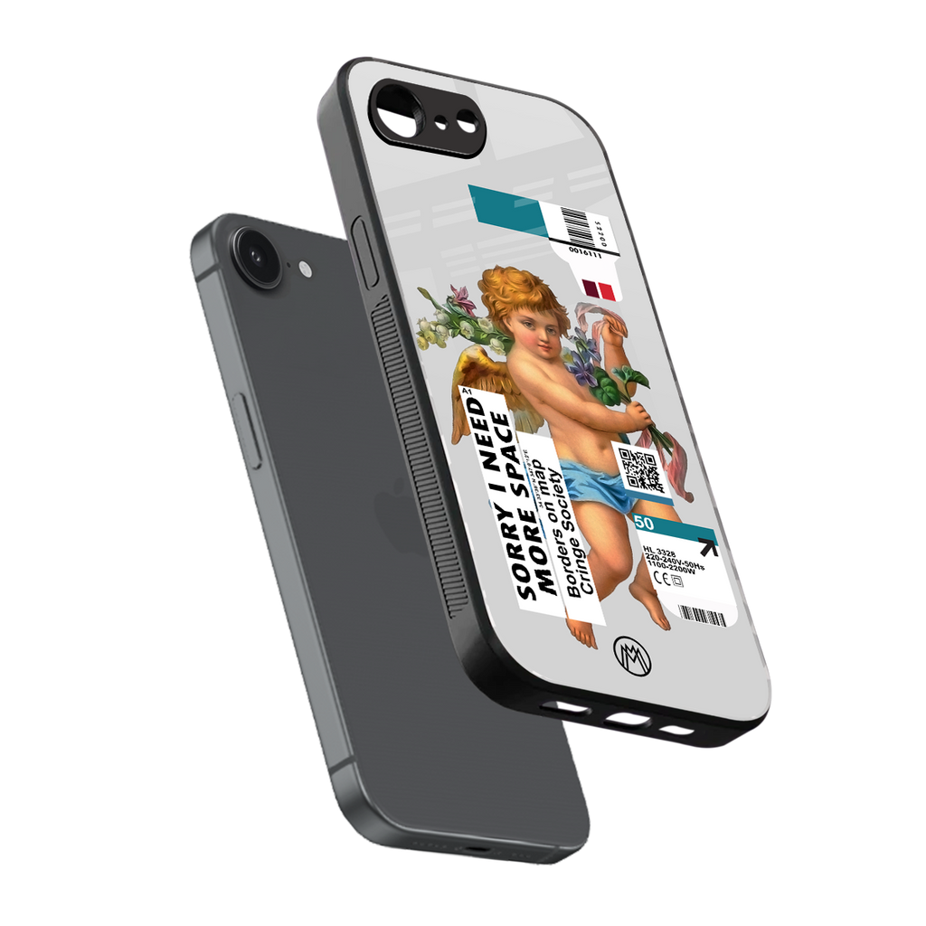 cringe society back phone cover | glass case for iphone 16e