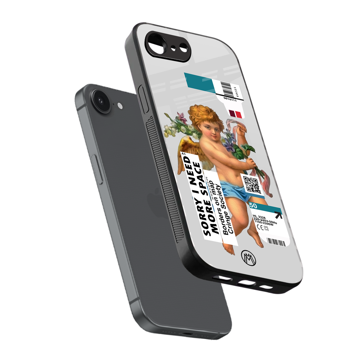 cringe society back phone cover | glass case for iphone 16e