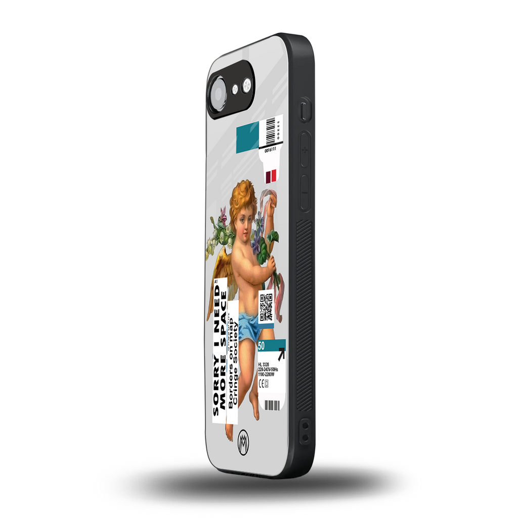 cringe society back phone cover | glass case for iphone 16e