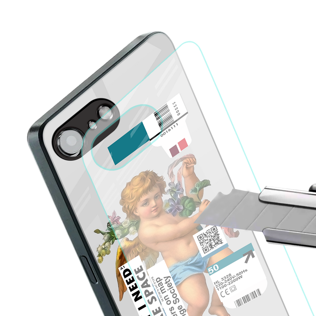 cringe society back phone cover | glass case for iphone 16e