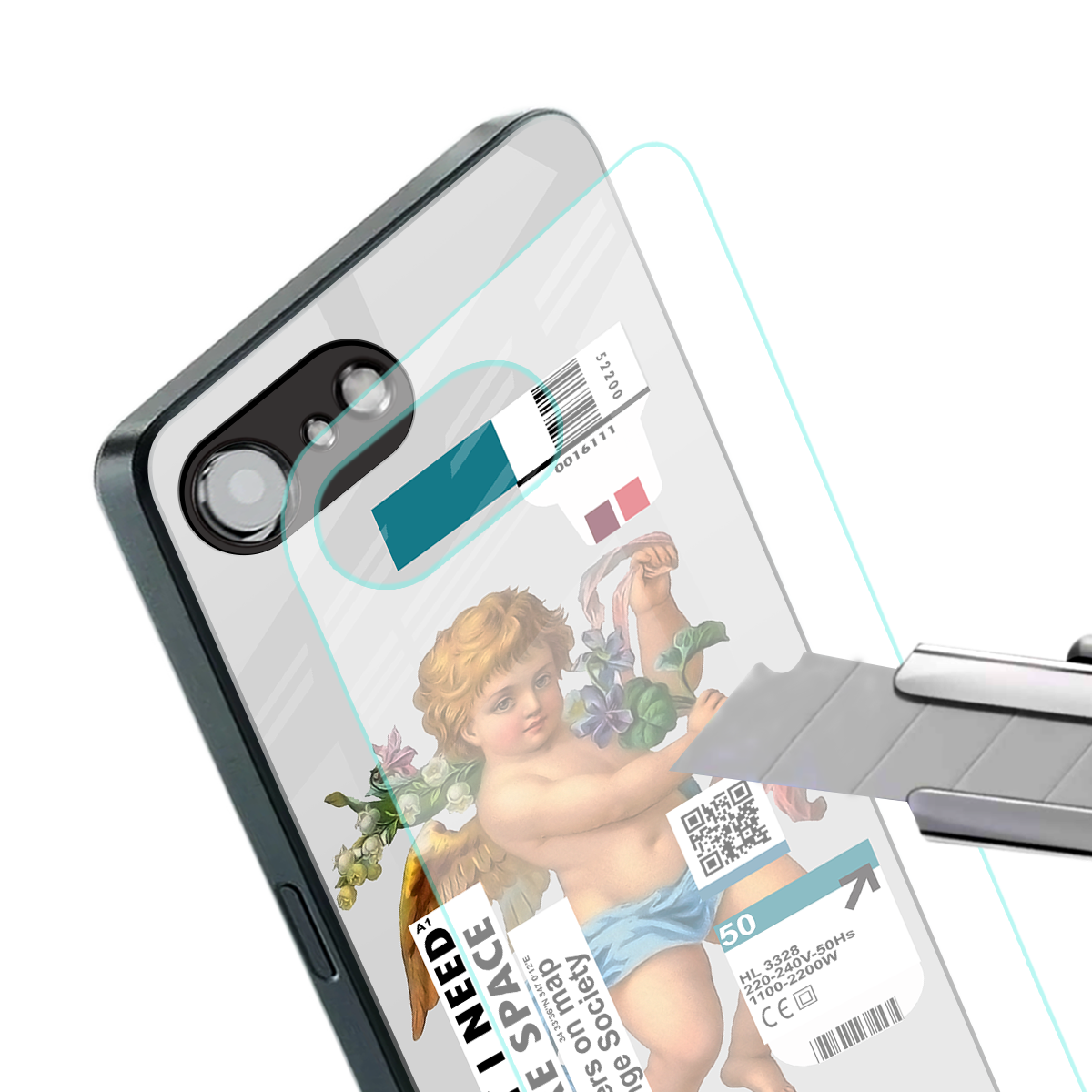 cringe society back phone cover | glass case for iphone 16e