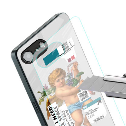 cringe society back phone cover | glass case for iphone 16e
