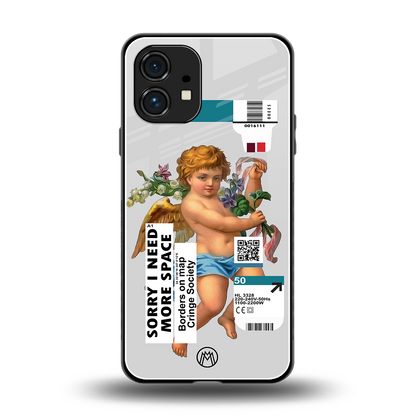 cringe society back phone cover | glass case for nothing phone 1