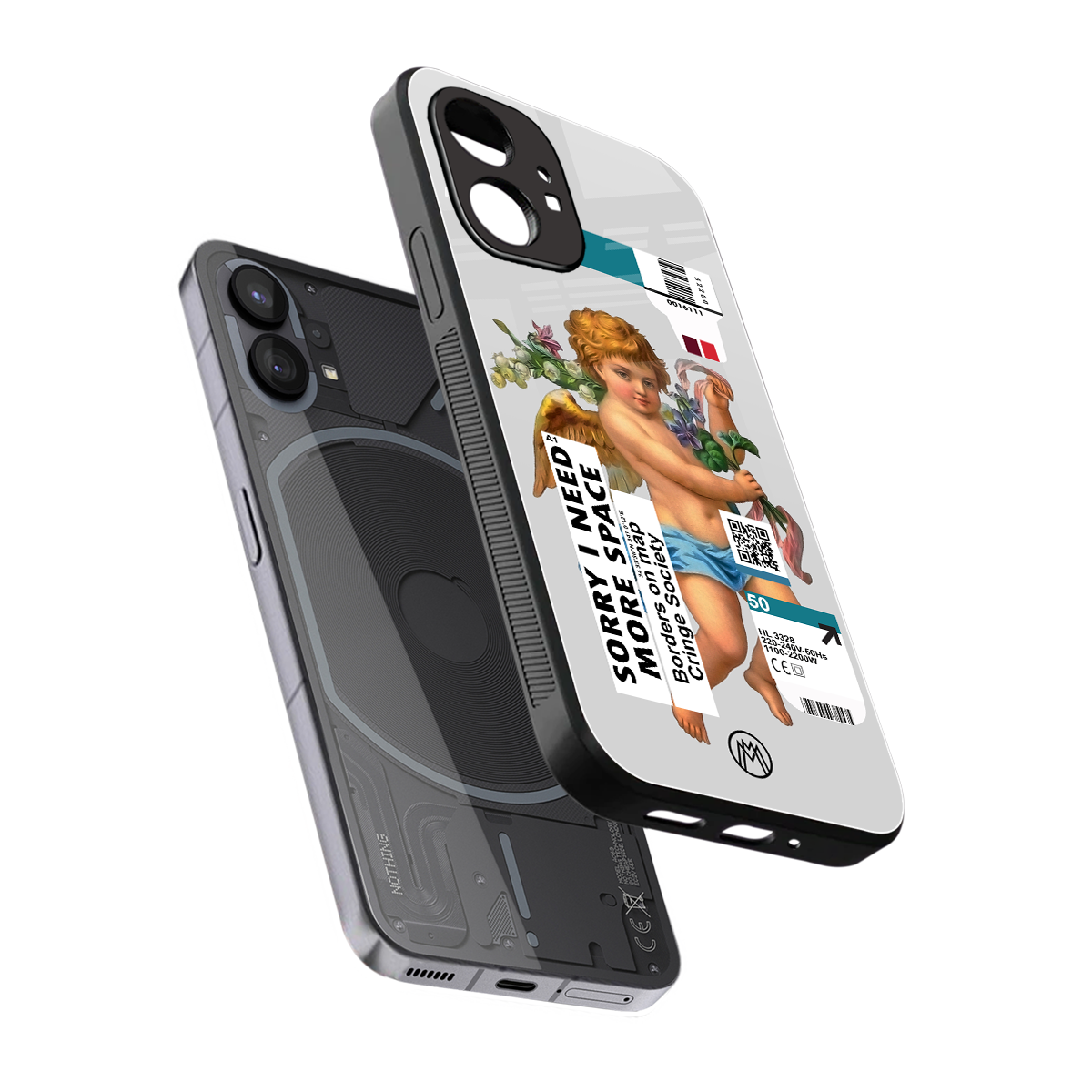 cringe society back phone cover | glass case for nothing phone 1