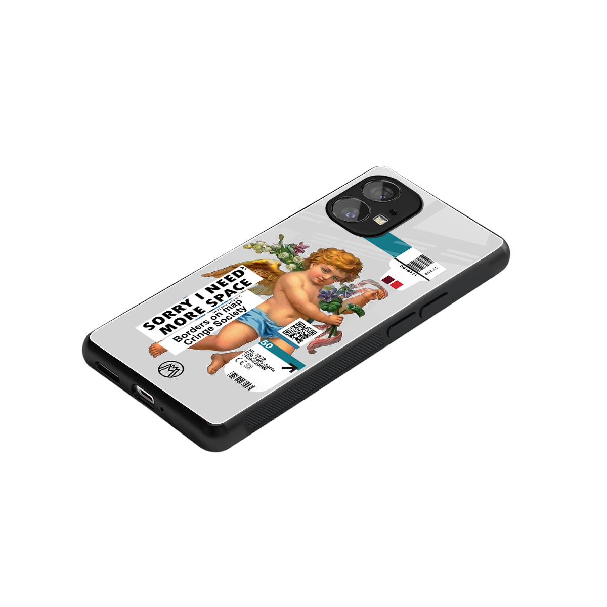 cringe society back phone cover | glass case for nothing phone 1