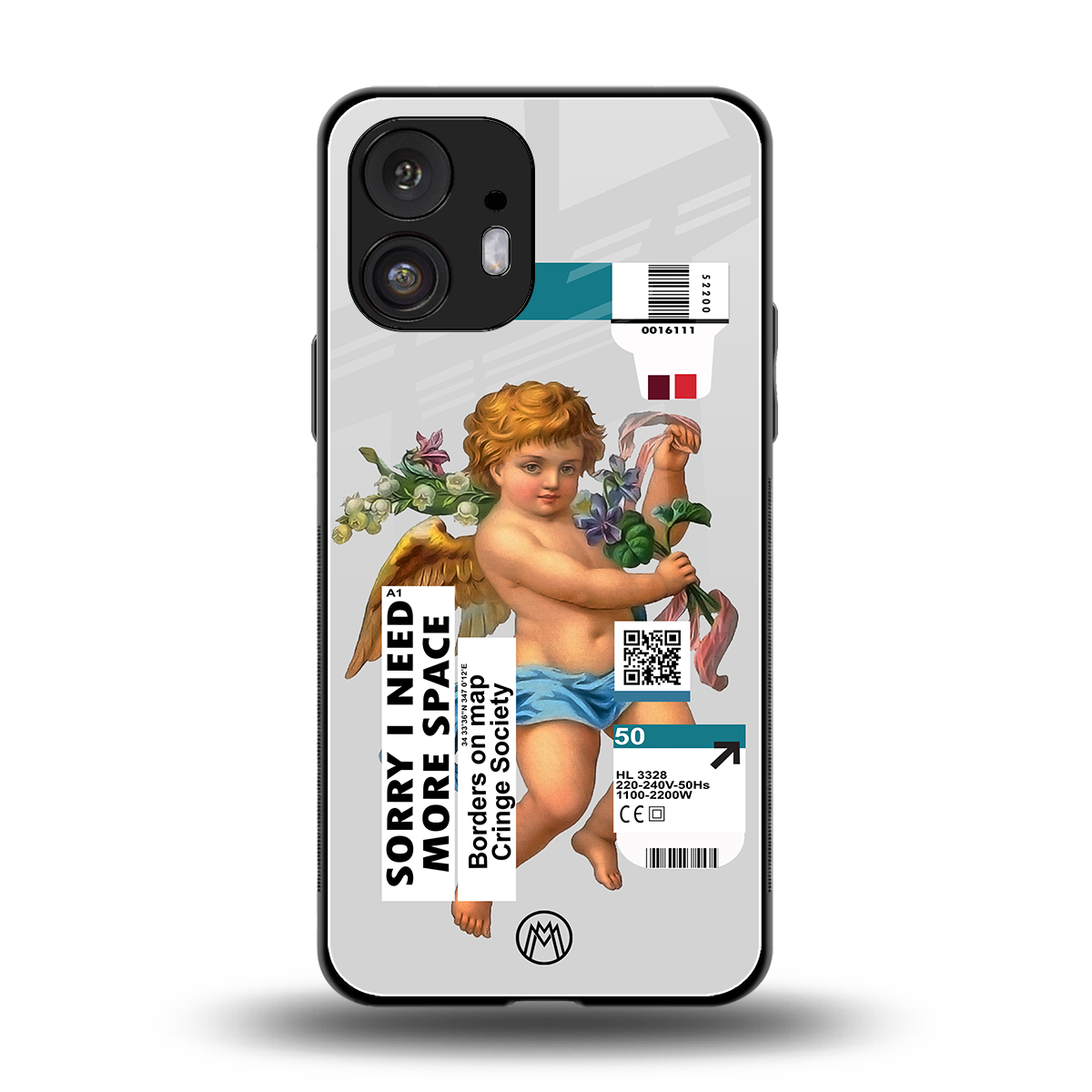cringe society back phone cover | glass case for nothing phone 2