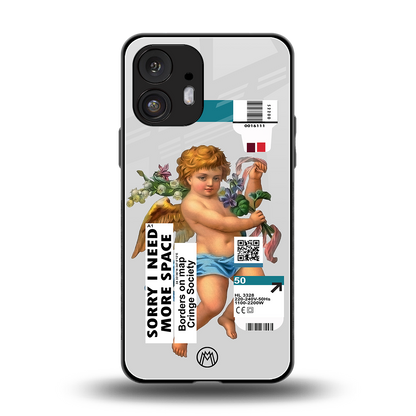 cringe society back phone cover | glass case for nothing phone 2