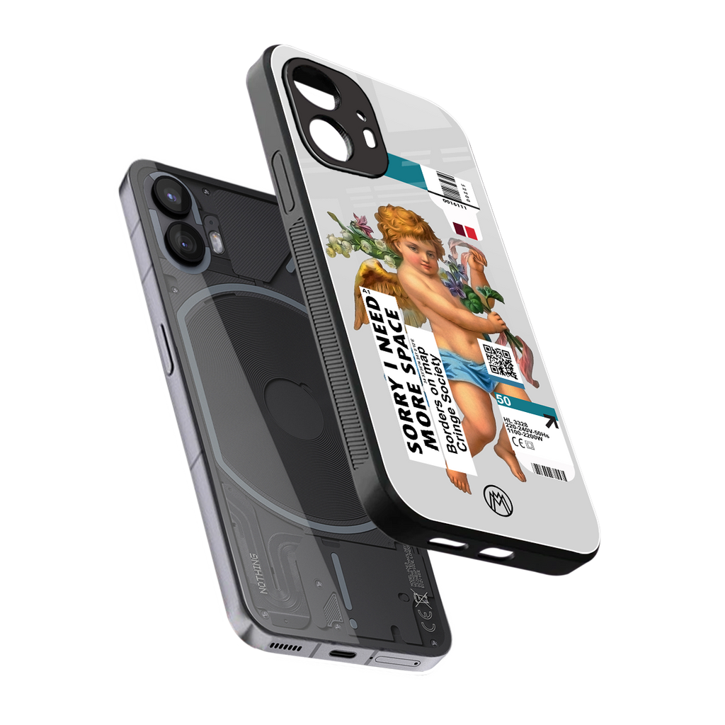 cringe society back phone cover | glass case for nothing phone 2