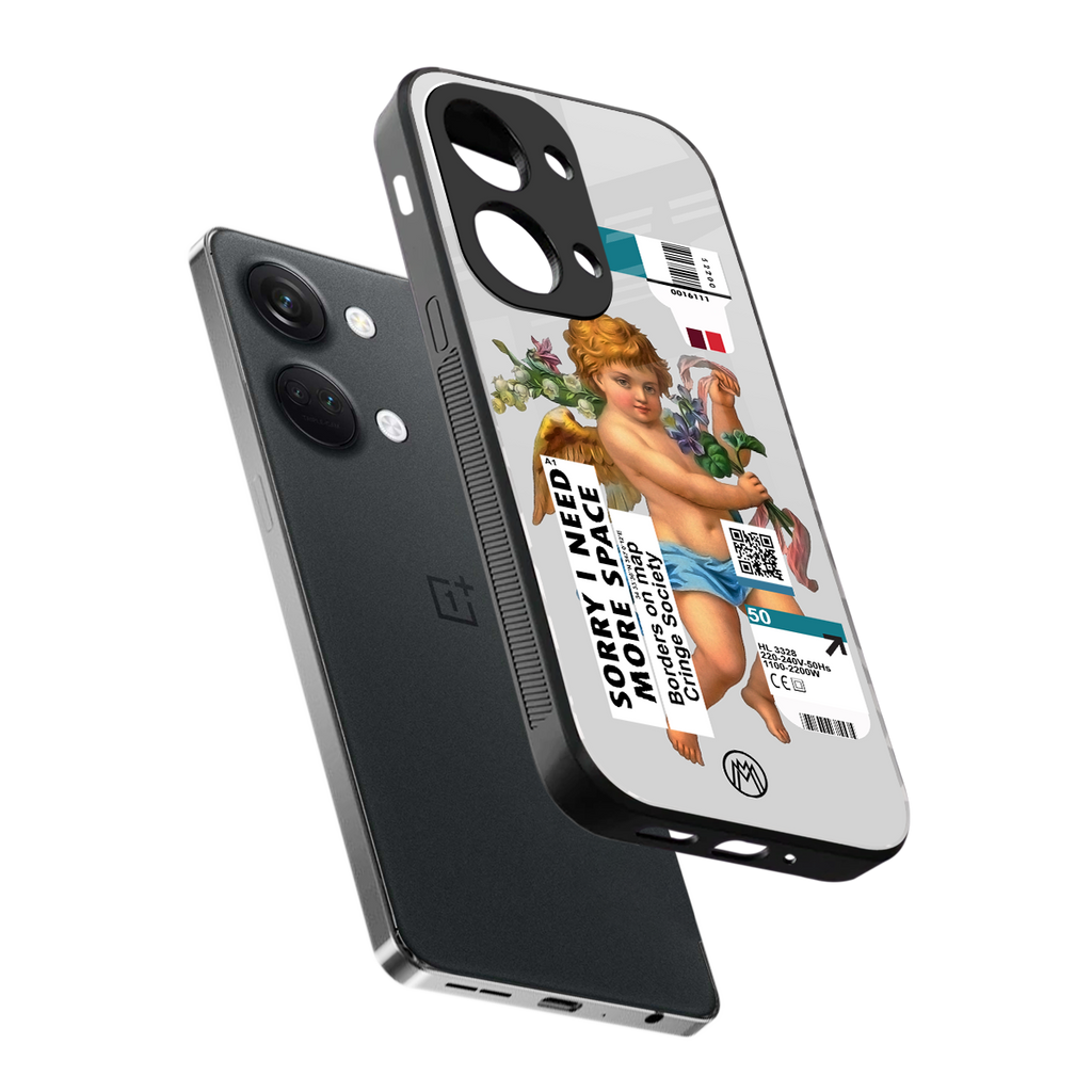 cringe society back phone cover | glass case for oneplus nord 3