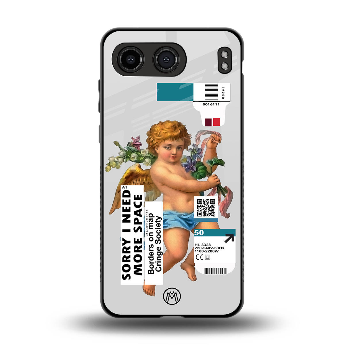 cringe society back phone cover | glass case for oneplus nord 4