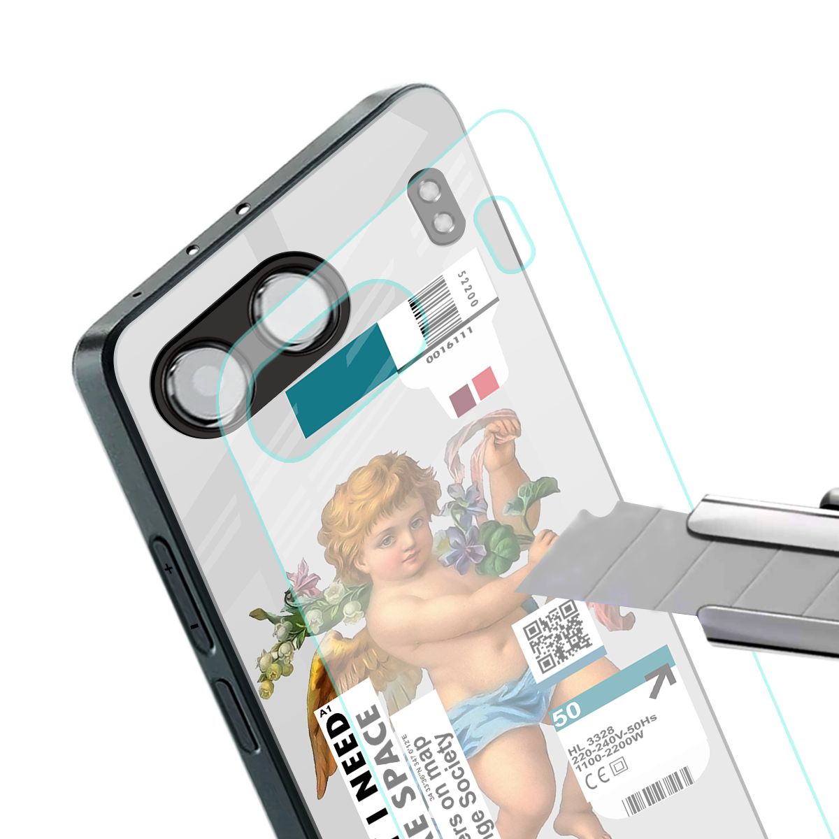 cringe society back phone cover | glass case for oneplus nord 4