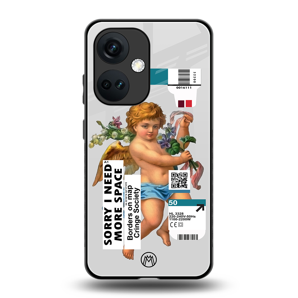 cringe society back phone cover | glass case for oneplus nord ce 3