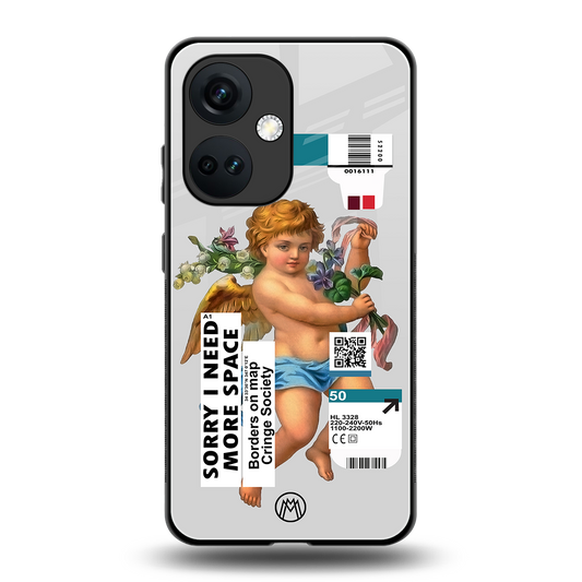 cringe society back phone cover | glass case for oneplus nord ce 3
