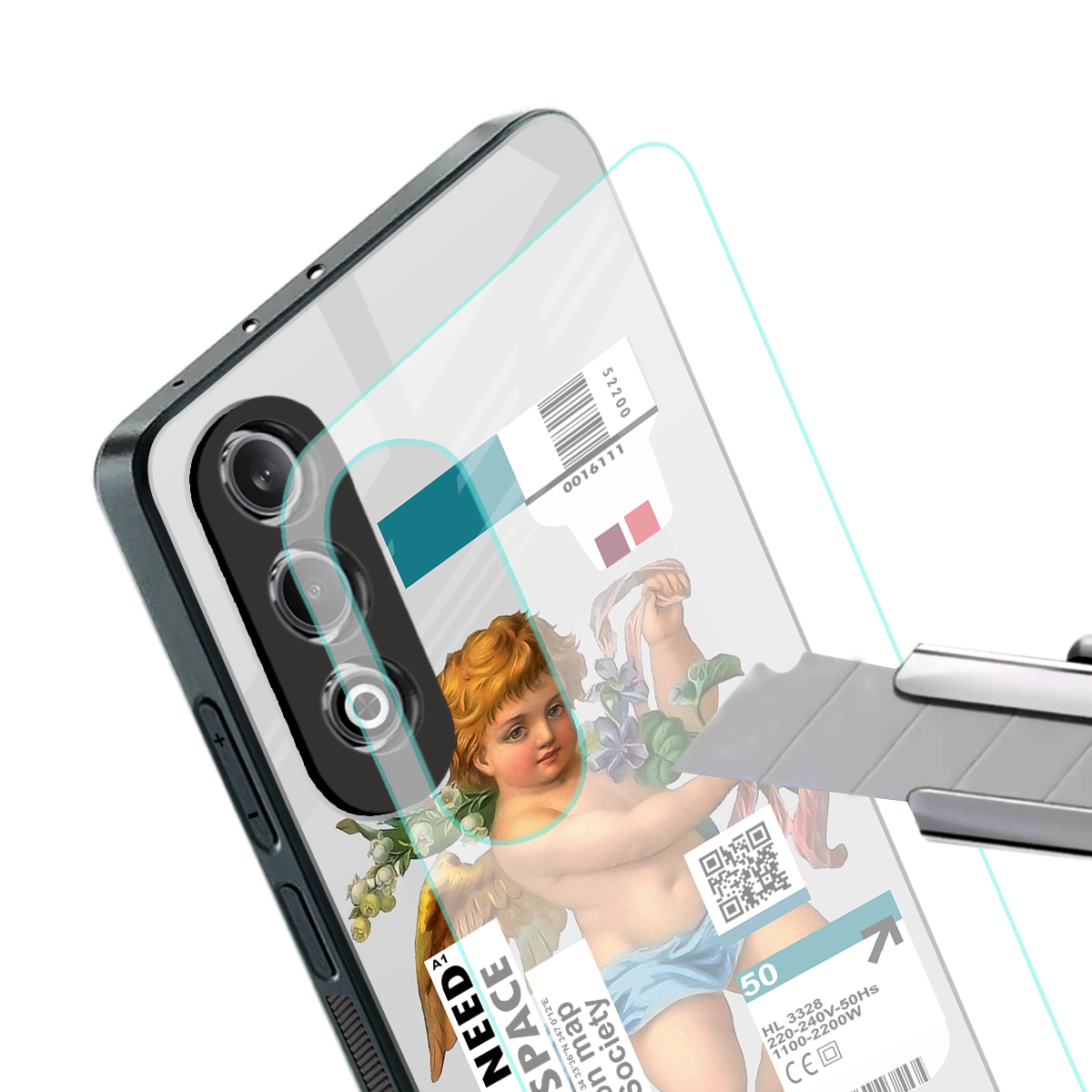 cringe society back phone cover | glass case for oneplus nord ce 4