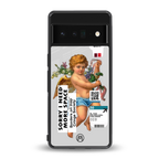 cringe society back phone cover | glass case for google pixel 6 pro