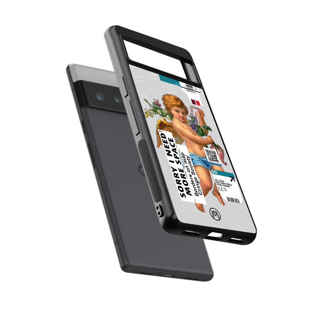 cringe society back phone cover | glass case for google pixel 6 pro