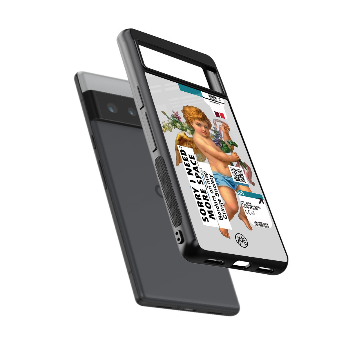 cringe society back phone cover | glass case for google pixel 6 pro