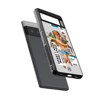 cringe society back phone cover | glass case for google pixel 6 pro