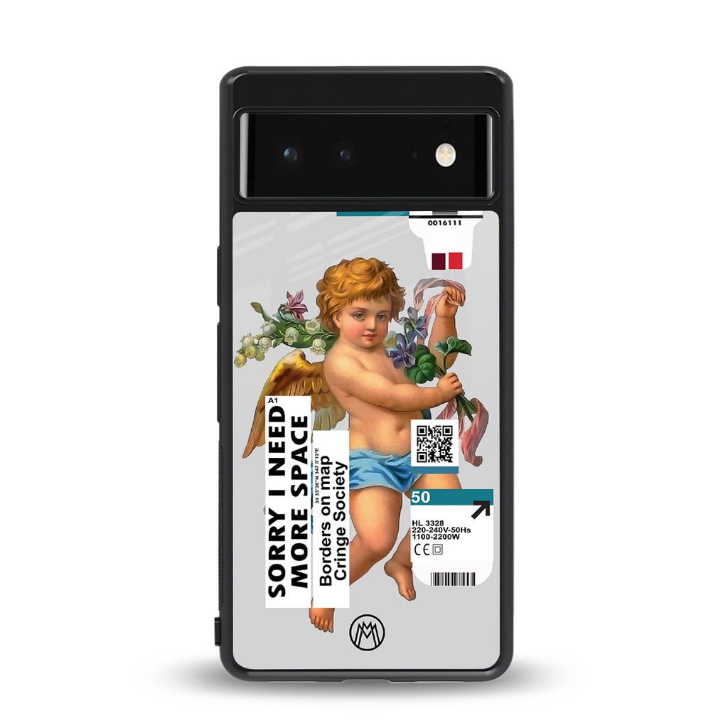 cringe society back phone cover | glass case for Google Pixel 6A