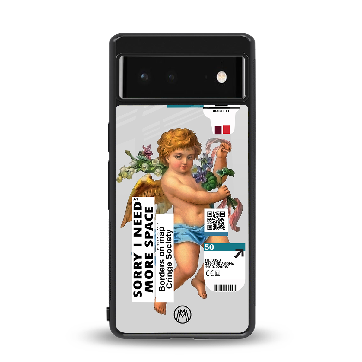 cringe society back phone cover | glass case for Google Pixel 6A