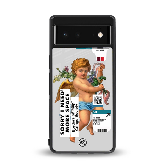cringe society back phone cover | glass case for Google Pixel 6A