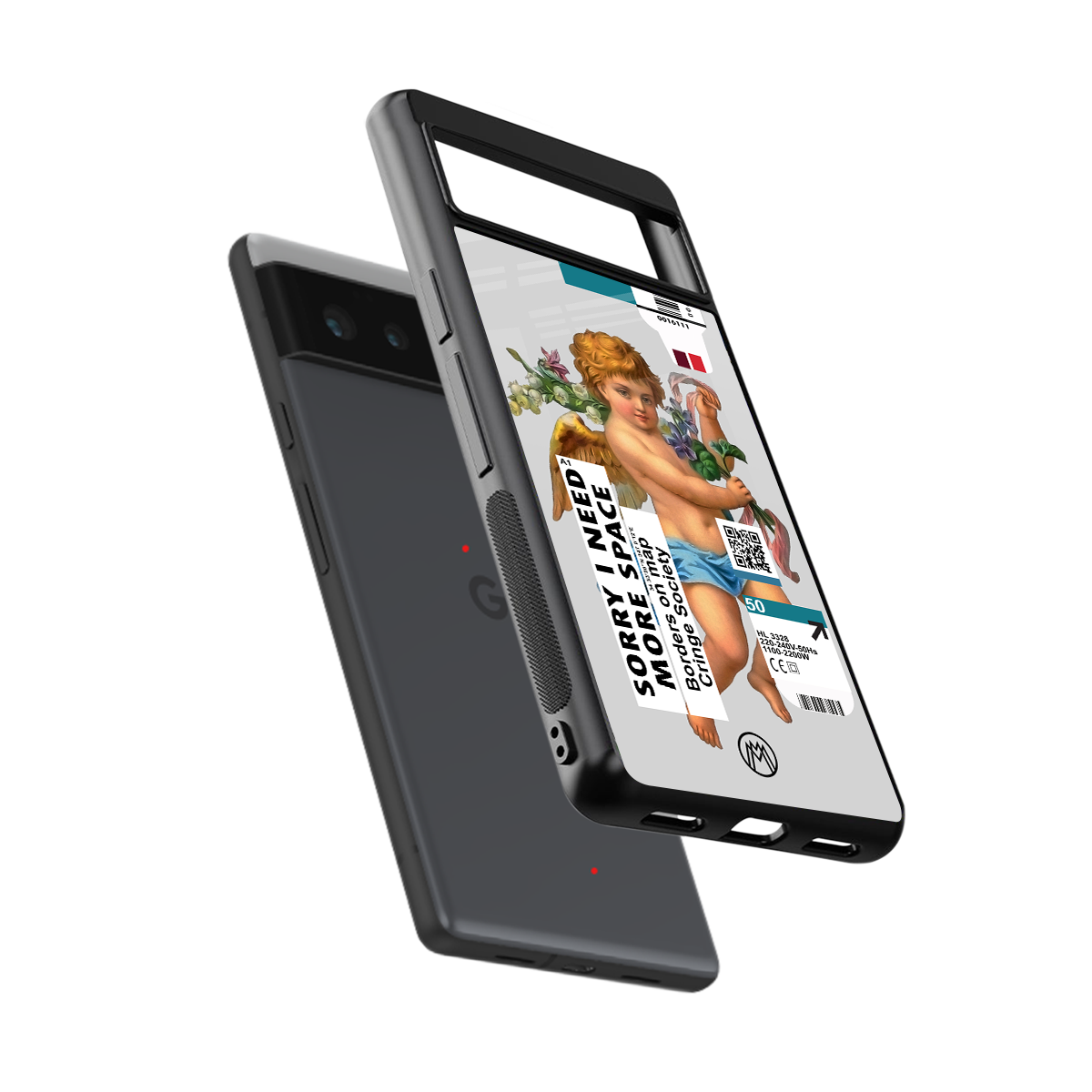 cringe society back phone cover | glass case for google pixel 6