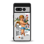 cringe society back phone cover | glass case for google pixel 7 pro