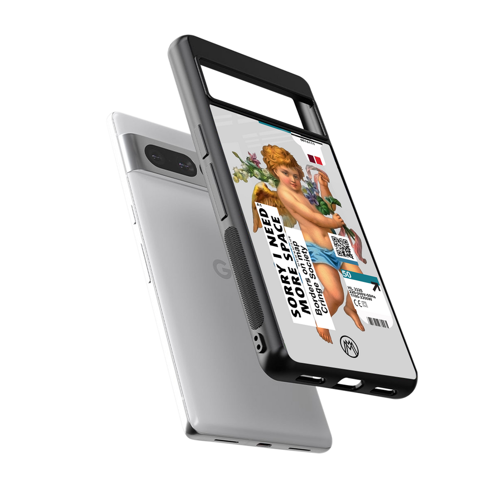 cringe society back phone cover | glass case for google pixel 7 pro